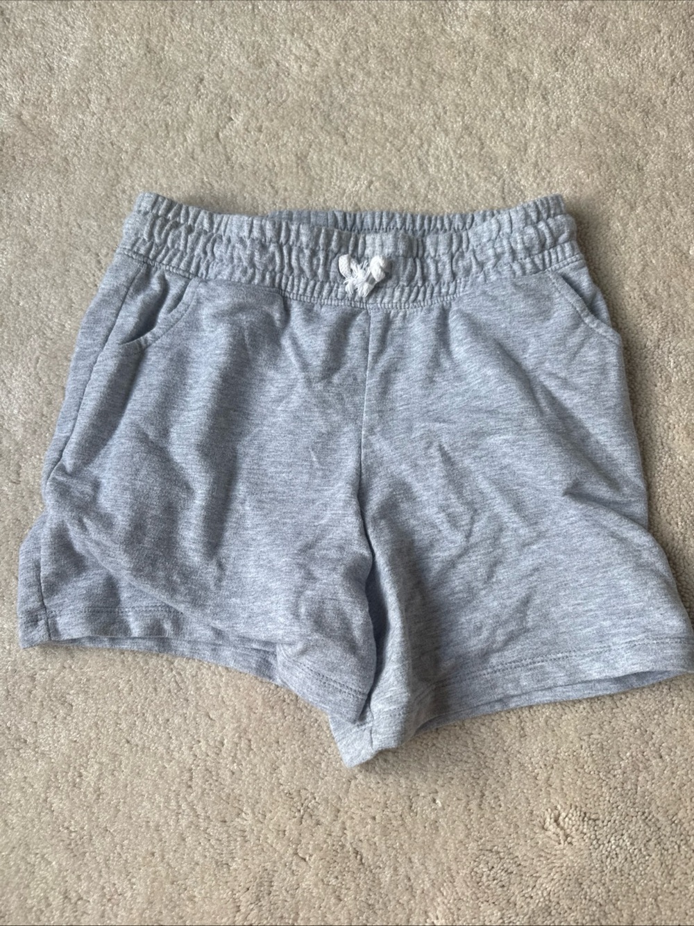 Cat & Jack Light Gray Girls' Pull-On Shorts